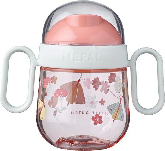 Mepal Mio Antilekbeker 2.0 - 200 ml - Flowers & Butterflies