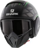 Shark Helm Street Drak Hurok mat zwart groen