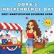 Dora's Independence Day: Cozy Manifestation Coloring Book