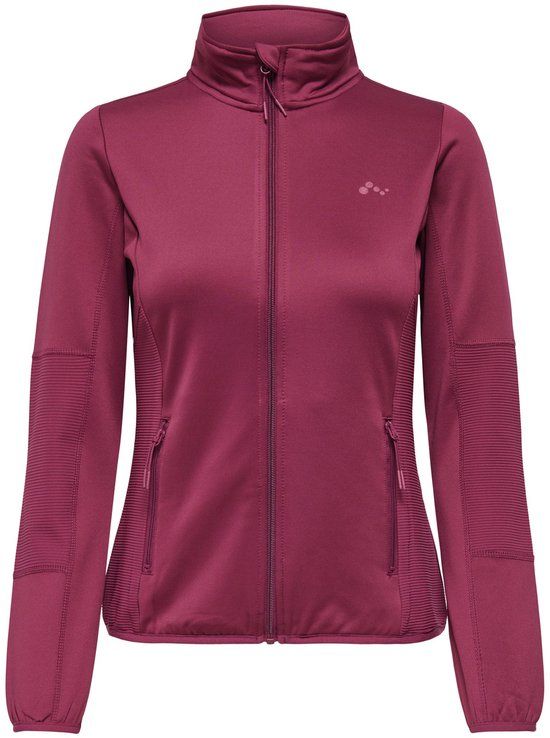 ONLY ONPJETTA HN FZ LS FLEECE JCK NOOS Women's Jacket - Size S - Rhododendron