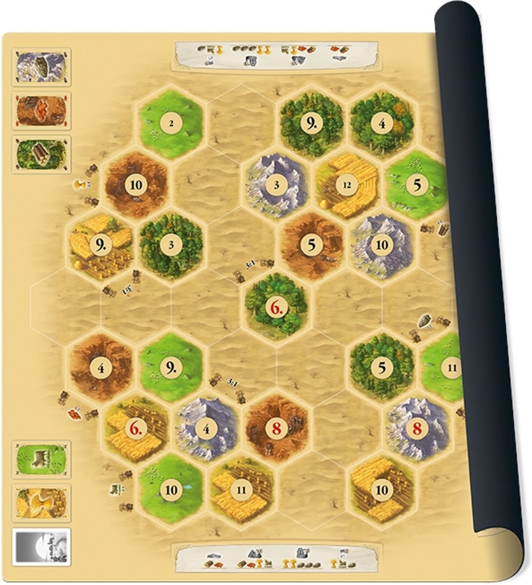 999 Games Catan playmat Desert Bordspel