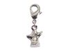 INNSPIRO Mooie bedels hanger van metaal, met karabijnhaak, 10 x 13 mm, 25 stuks