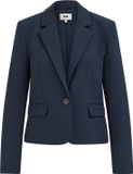 WE Fashion Dames cropped blazer Navy blue