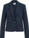 WE Fashion Dames cropped blazer Navy blue