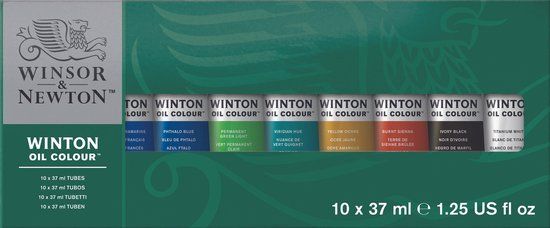 Winsor & Newton Winton Oil Colour Starter Set - 10 x 37ml Tubes