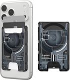 Spigen Ultra Hybrid Zero One Magnetische Kaarthouder Zwart Apple iPhone