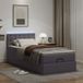 Maison Exclusive - Cadre de lit ottoman avec matelas gris 90x190 cm similicuir