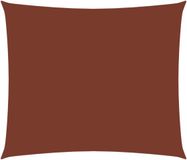 vidaXL Zonnescherm rechthoekig 3,5x5 m oxford stof terracottakleurig