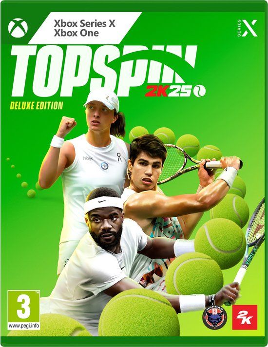 TopSpin 2K25 - Deluxe Edition - Xbox Series X/Xbox One - Blu-ray