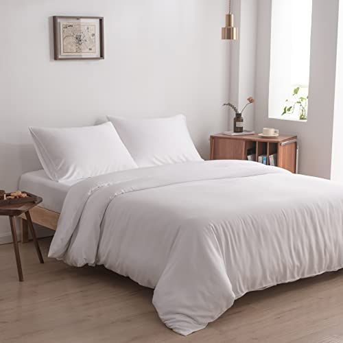 Boomba Bamboo Premium Dekbedovertrek (Coco White, 240x220) - 8720618860552
