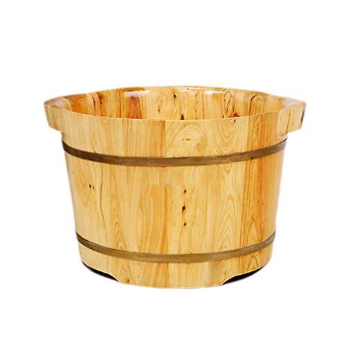 XXF-Shop Voetbad, Wooden Foot Bath Barrel, glad en delicaat Pedicure Vaten Pedicure Bowl Spa Massage for het weken Voeten Massager Foot Tub