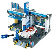 Klein 8647 Bosch car autogarage I Met wasinstallatie en in hoogte verstelbare hefbrug I Inclusief demonteerbare auto I Speelgoed voor kinderen vanaf 3 jaar