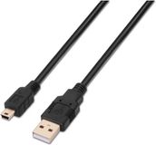 AISENS A101-0024 USB-kabel USB 2.0 1 m USB A Mini-USB B Zwart