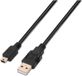 AISENS A101-0024 USB-kabel USB 2.0 1 m USB A Mini-USB B Zwart