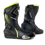 SHIMA RSX-6 Zwart Geel Motorlaarzen - Maat 44