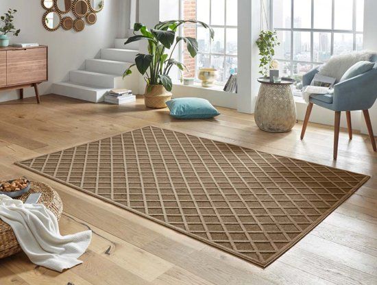 Mint rugs Modern vloerkleed Danton 103508 80x125 cm Bruin