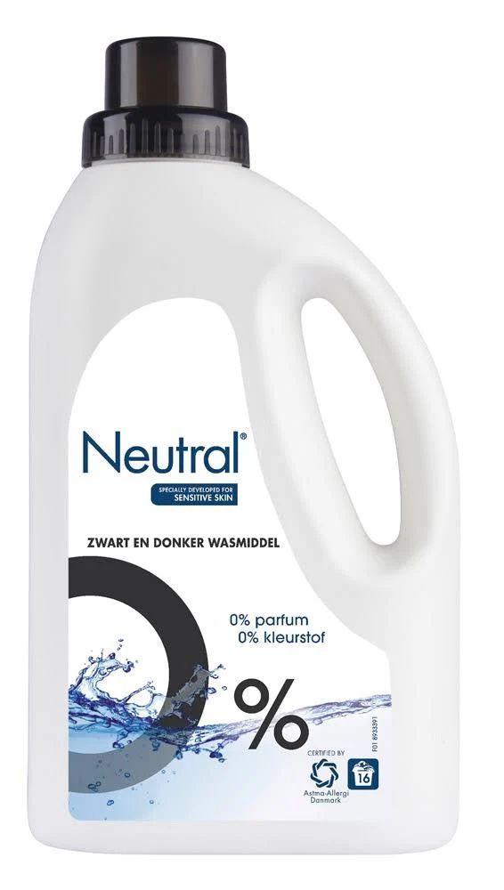 Neutral Vloeibaar wasmiddel zwart 1000ml