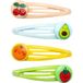 GRUSS & CO Haarspeldenset motief "fruit", cadeauset met 4 haarspelden, cadeau voor kinderverjaardag, schooltas, meisjes, 70108