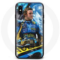 Maniacase Etui voor iPhone XS Max Formule 1 Fernando Alonso