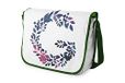 Bonamaison Digitaal bedrukte Messenger schooltas met kaki riem voor meisjes en jongens, boodschappentassen voor scholieren, schoudertassen, grootte: 29x36 cm