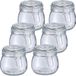 Zeller Voorraadpot/bewaarpot Alfie - 10x - 500 ml - glas - beugelsluiting - D11 x H11 cm