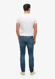 Superdry Vintage slimfit jeans van biologisch katoen Heren Jeans W30 Mercer mid blue