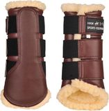 HKM Comfort Beenbeschermers Donkerbruin S