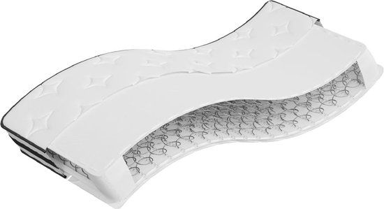 vidaXL Binnenveringmatras middelhard 70x200 cm