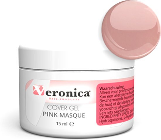 Veronica Nail Products Veronica NAIL-PRODUCTS UV Cover gel PINK MASQUE, 15 ml