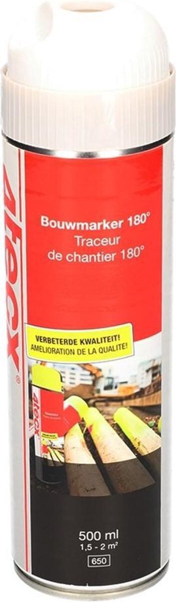 4Tecx Bouwmarker Wit 500Ml