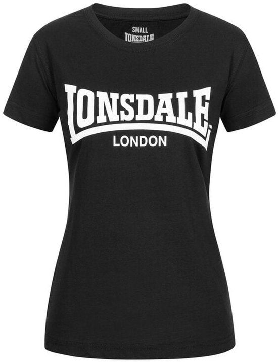 Lonsdale London CARTMEL Dames T-shirt - Zwart - XL