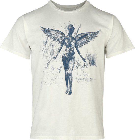Nirvana In utero Heren T-shirt - wit - S