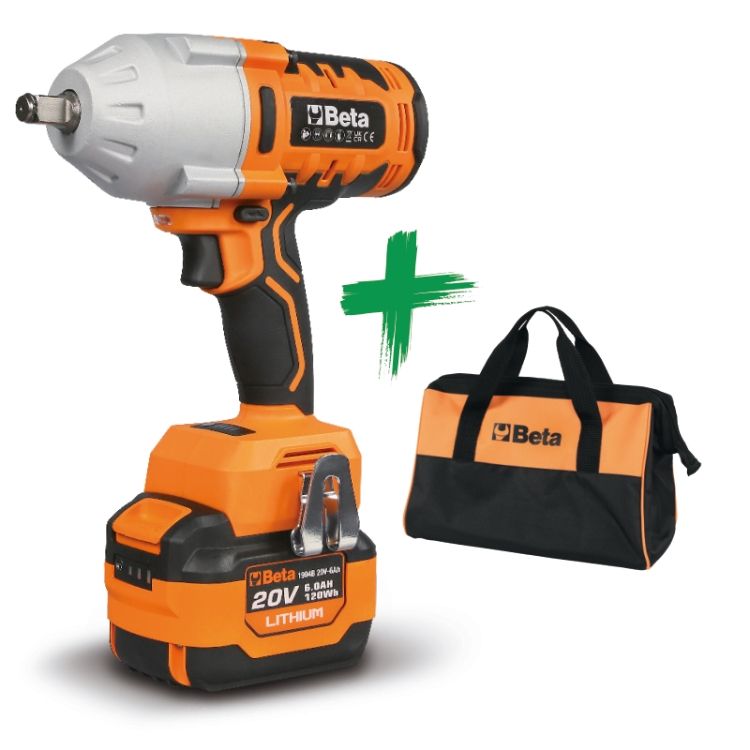 Beta 1984/K1200+BORSA 20V Slagmoersleutel Set - 019840039