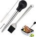 Inovra Plus - Injecteur de sauce et de viande pour marinades - Seringue à marinade en acier inoxydable pour barbecue