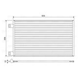 Valeo Condensor, Airconditioning 822553