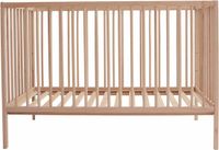 Prénatal Ledikant Elfin - Babykamer - Ronde spijl - Onbehandeld/Naturel - 60 x 120 cm