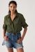 Levi's Elaine Utility Lightweight chemise - Femme - L - Vert / Deep Depths Gd