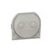 LEGRAND Plexo New Reserve Seal voor vochtige ruimtes, 2 ingangen, max. diameter 12,5 mm, kunststof, halogeenvrij, 10 stuks, kleur: grijs, 069599L