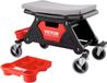 VEVOR Werkplaatskruk Rolkruk 640 X 335 X 390 mm, 136 kg Draagvermogen Werkplaatsrolstoel Montagekruk Garagekruk, Werkplaatswerkkruk Stoelzitting Inclusief Opbergdoos & Pallets, Verrijdbaar