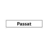 Volkswagen 3AA071801A kentekenplaat Passat