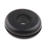 RS PRO Kabeldoorvoer tot Ø 7 mm gat ø 14 mm PVC zwart, verpakking van 100 stuks