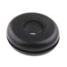 RS PRO Kabeldoorvoer tot Ø 7 mm gat ø 14 mm PVC zwart, verpakking van 100 stuks