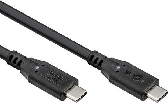 Goobay USB-C Kabel - USB4 Gen 2x2 - 240W - 1.8 meter - Zwart