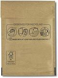 Bankers Box Gewatteerde bubbelzakken en enveloppen voor bescherming en veiligheid tijdens verzending en transport, zelfklevende sluiting, milieuvriendelijk, bruine kleur, 10 stuks, 180 x 160 mm (CD)