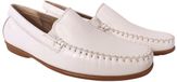 Sioux Instapper Cortizia-705-H Wit Leer Verwisselbaar Voetbed Wijdte H