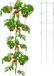 Relaxdays Tomatensteun Set van 2 - Metaal - 120 cm - Grijs