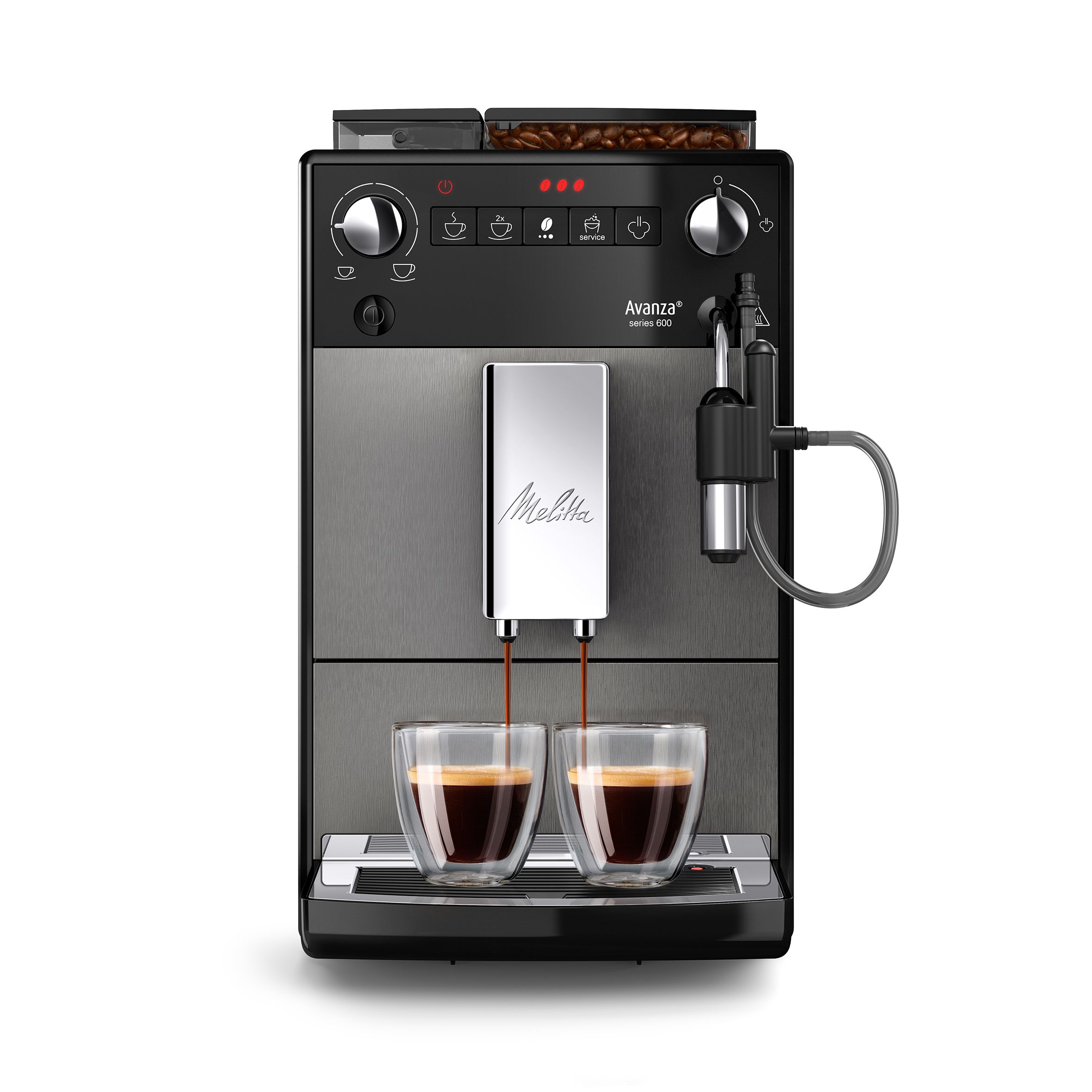 Melitta AVANZA Mystic Titan F270-100 - Espressomachine - Zwart/Grijs - Volledig automatisch