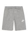 Nike short gris chiné Short Garçon Coton Uni - taille 104-110