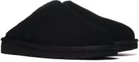 Ugg Heren Zwart Leren Slippers