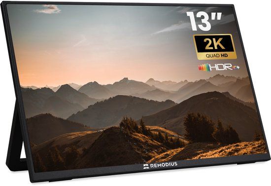 Remodius Portable Monitor - 13 Inch 2K